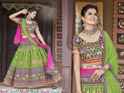 Dholida Vol-1 Designer Party Wear Navratri Chaniya Choli D.No. 1002 - Anant Exports