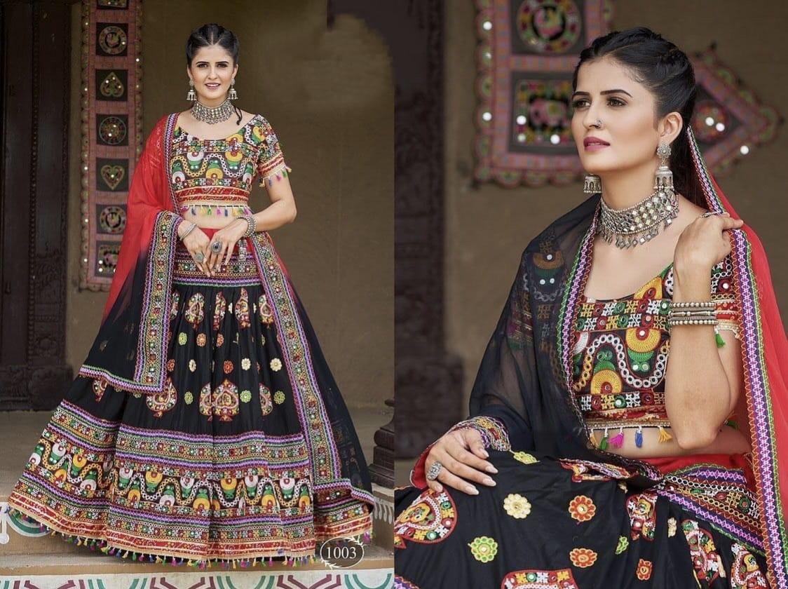 Dholida Vol-1 Designer Party Wear Navratri Chaniya Choli D.No. 1003 - Anant Exports
