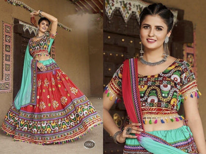 Dholida Vol-1 Designer Party Wear Navratri Chaniya Choli D.No. 1001 - Anant Exports