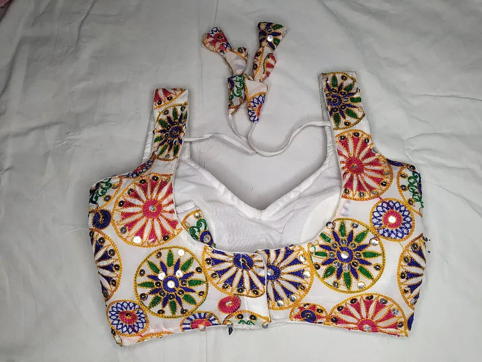Navratri Fancy Deep Neck Party Wear Blouse - Anant Exports