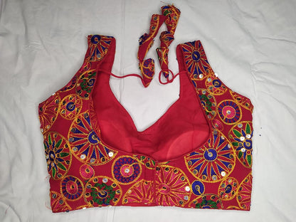 Navratri Fancy Deep Neck Party Wear Blouse - Anant Exports