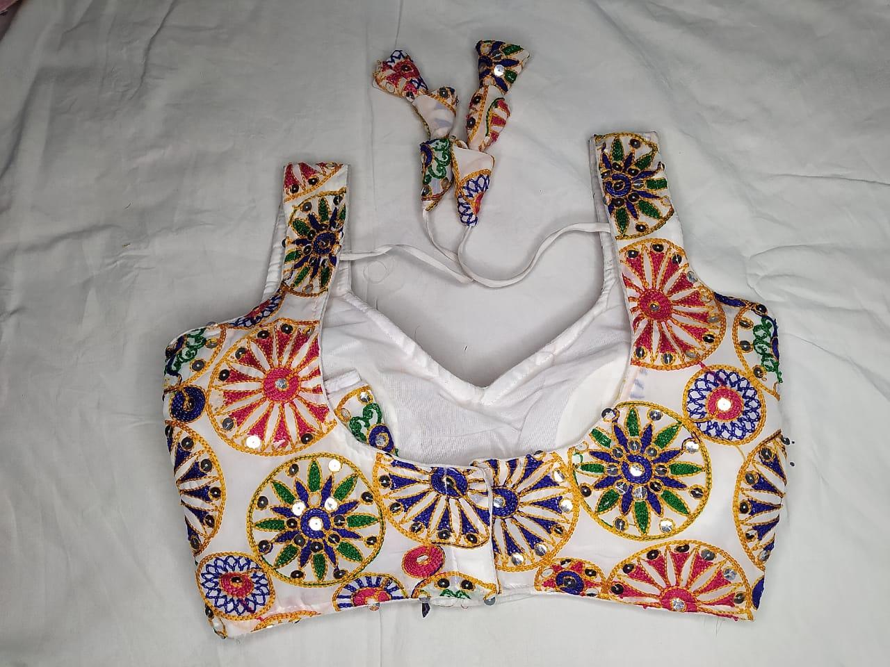 Navratri Fancy Deep Neck Party Wear Blouse - Anant Exports
