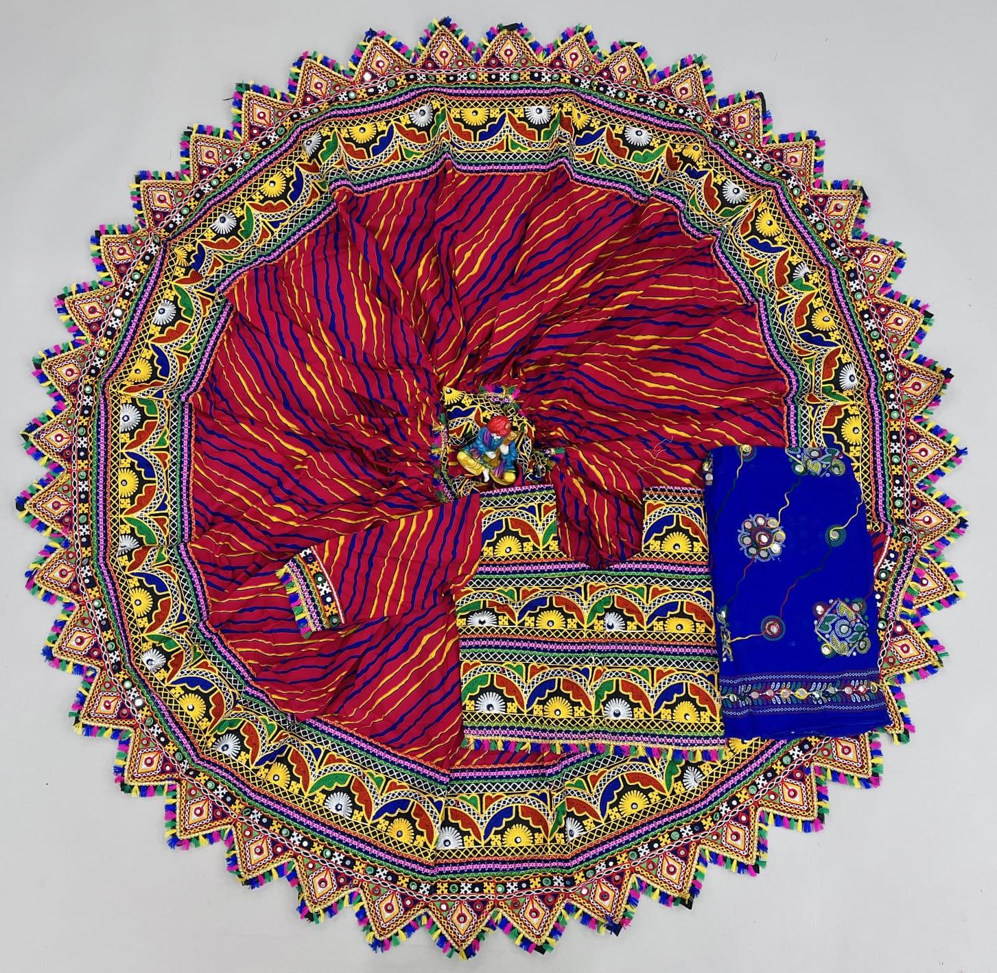 Navratri Traditional Lehriya Lehenga - Anant Exports