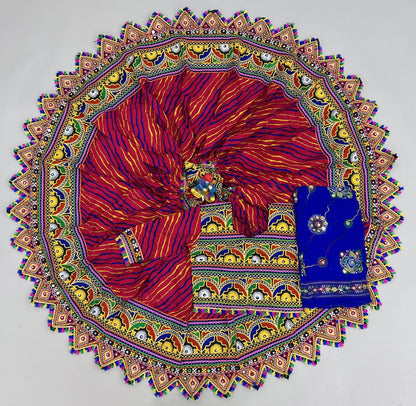 Navratri Traditional Lehriya Lehenga - Anant Exports