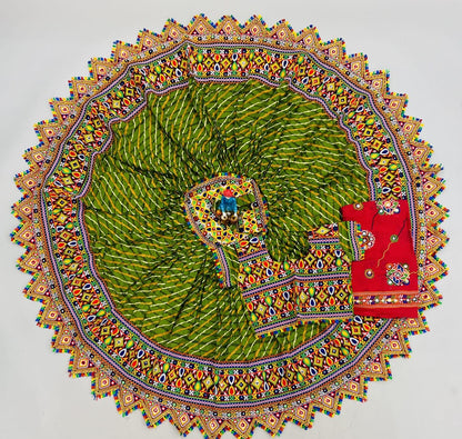 Navratri Traditional Lehriya Lehenga - Anant Exports