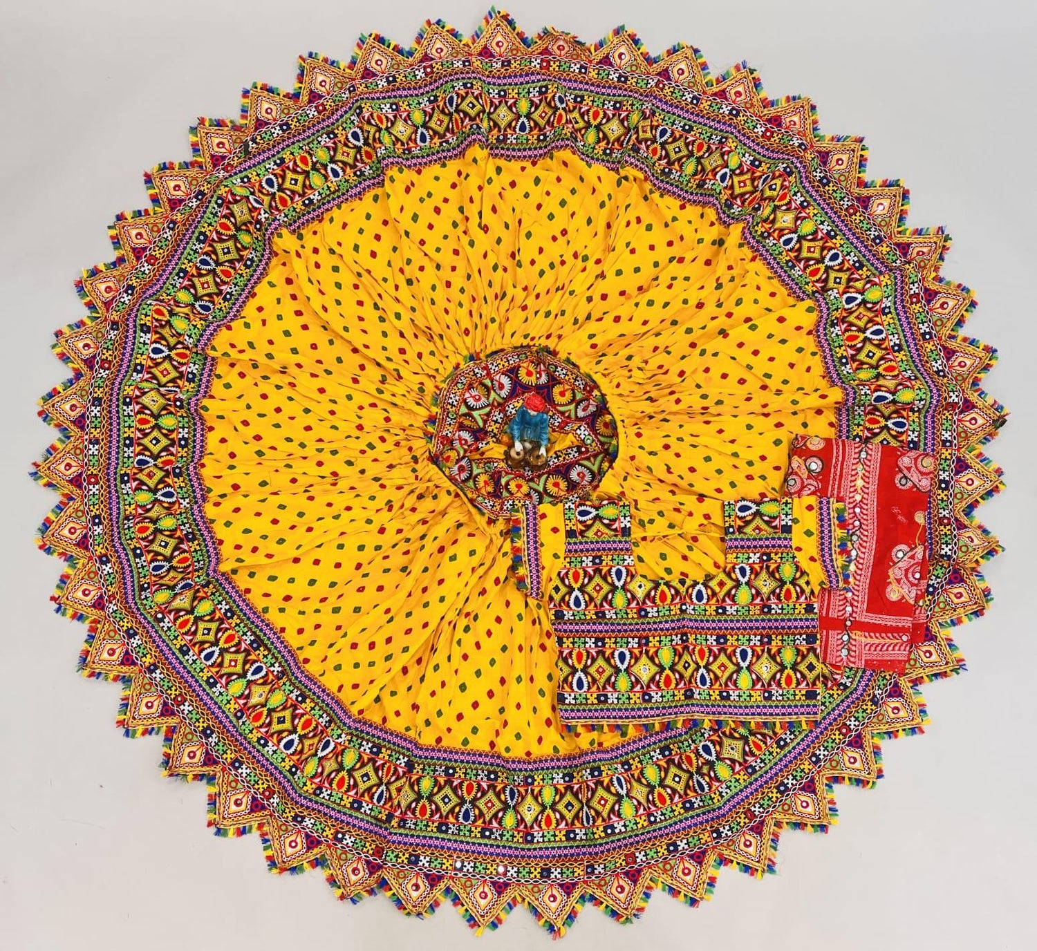 Navratri Traditional Lehriya Lehenga - Anant Exports