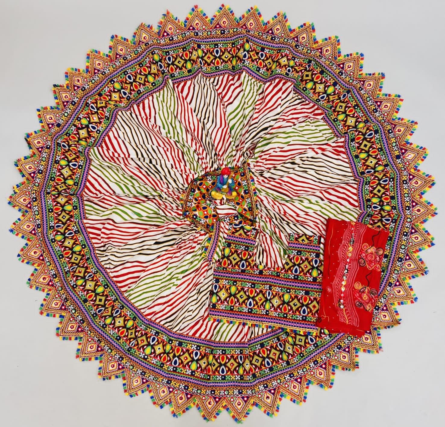 Navratri Traditional Lehriya Lehenga - Anant Exports