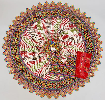 Navratri Traditional Lehriya Lehenga - Anant Exports
