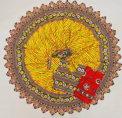 Navratri Traditional Lehriya Lehenga - Anant Exports