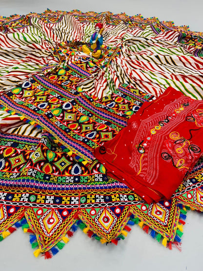 Navratri Traditional Lehriya Lehenga - Anant Exports