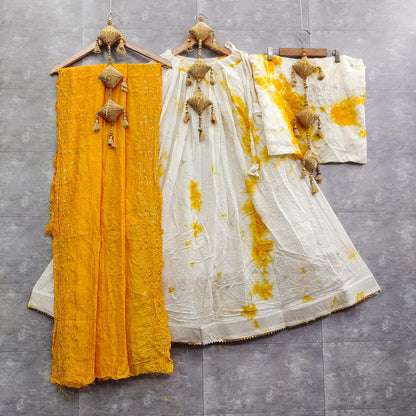 Navratri Wear Mirror Work Lehenga - Anant Exports