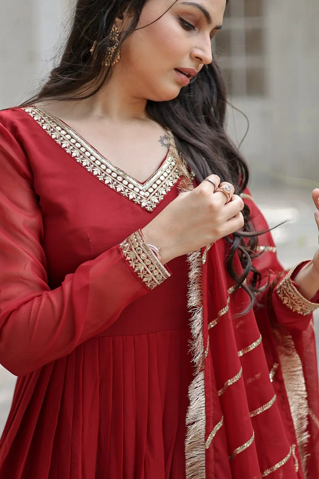 Occasion Wear Fancy Gown D.No. 9150 - Anant Exports