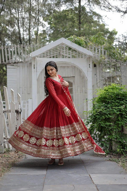 Occasion Wear Fancy Gown D.No. 9150 - Anant Exports