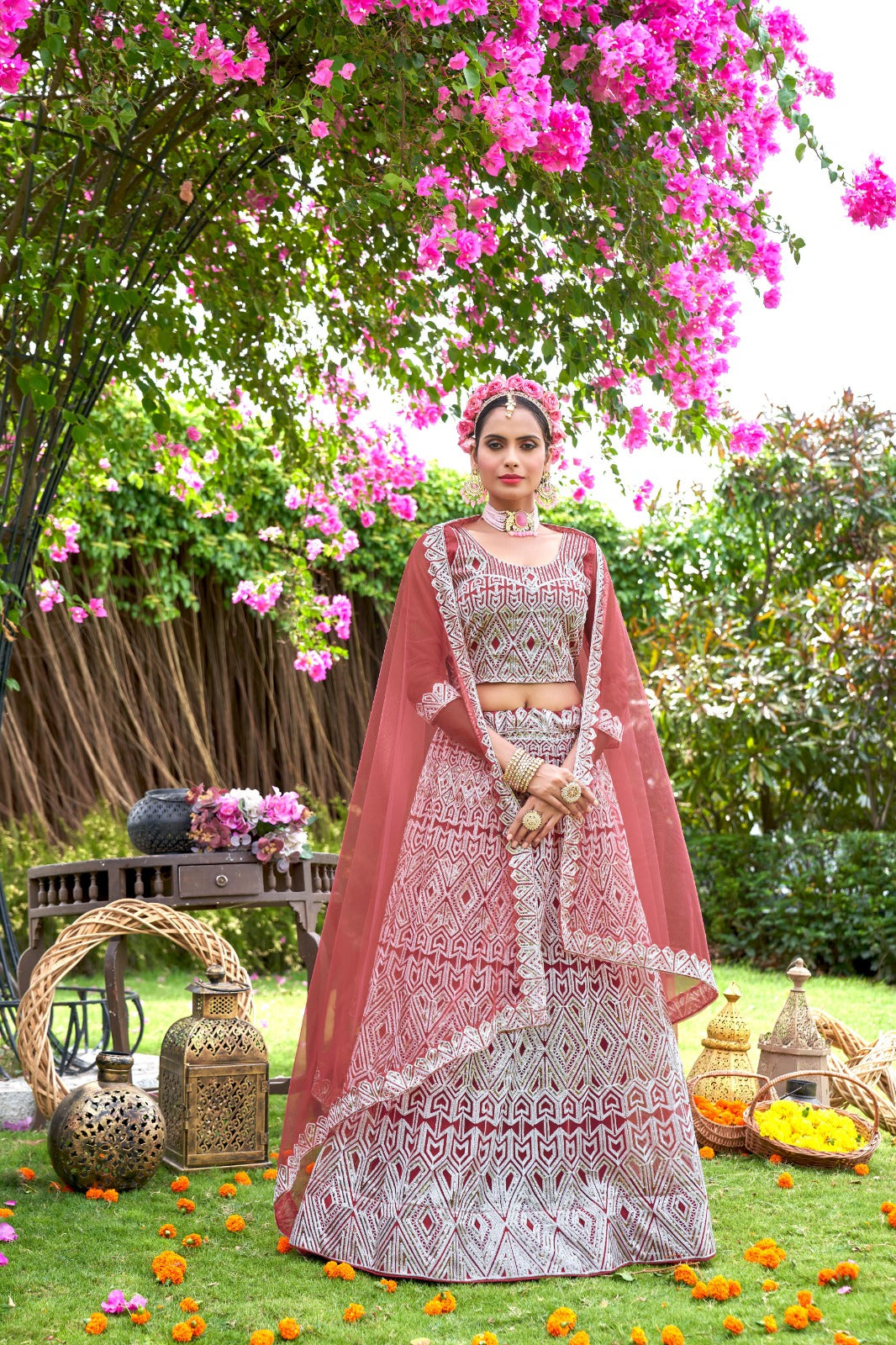 Varni Zeeya Sakshi Designer Partywear Lehenga D.No. 19003