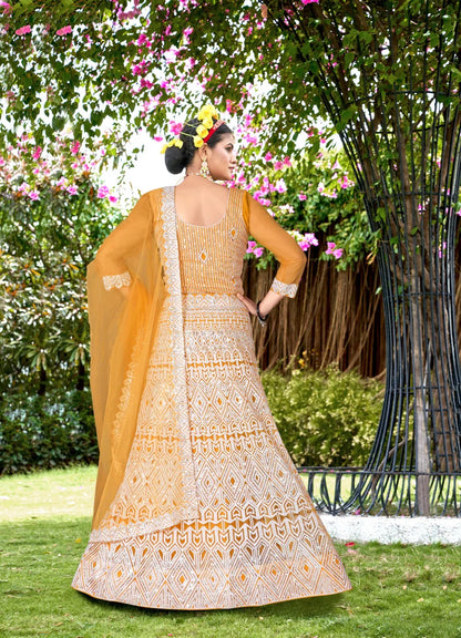 Varni Zeeya Sakshi Designer Partywear Lehenga D.No. 19002 - Anant Exports