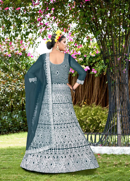 Varni Zeeya Sakshi Designer Partywear Lehenga D.No. 19004 - Anant Exports