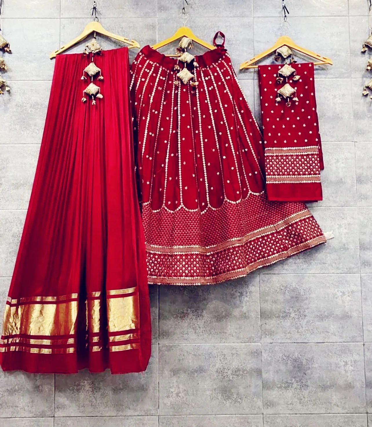 Navratri Wear Gaji Lehenga - Anant Exports