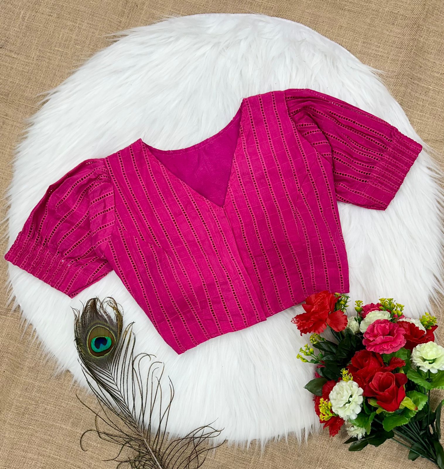 Hakoba Cotton Blouse