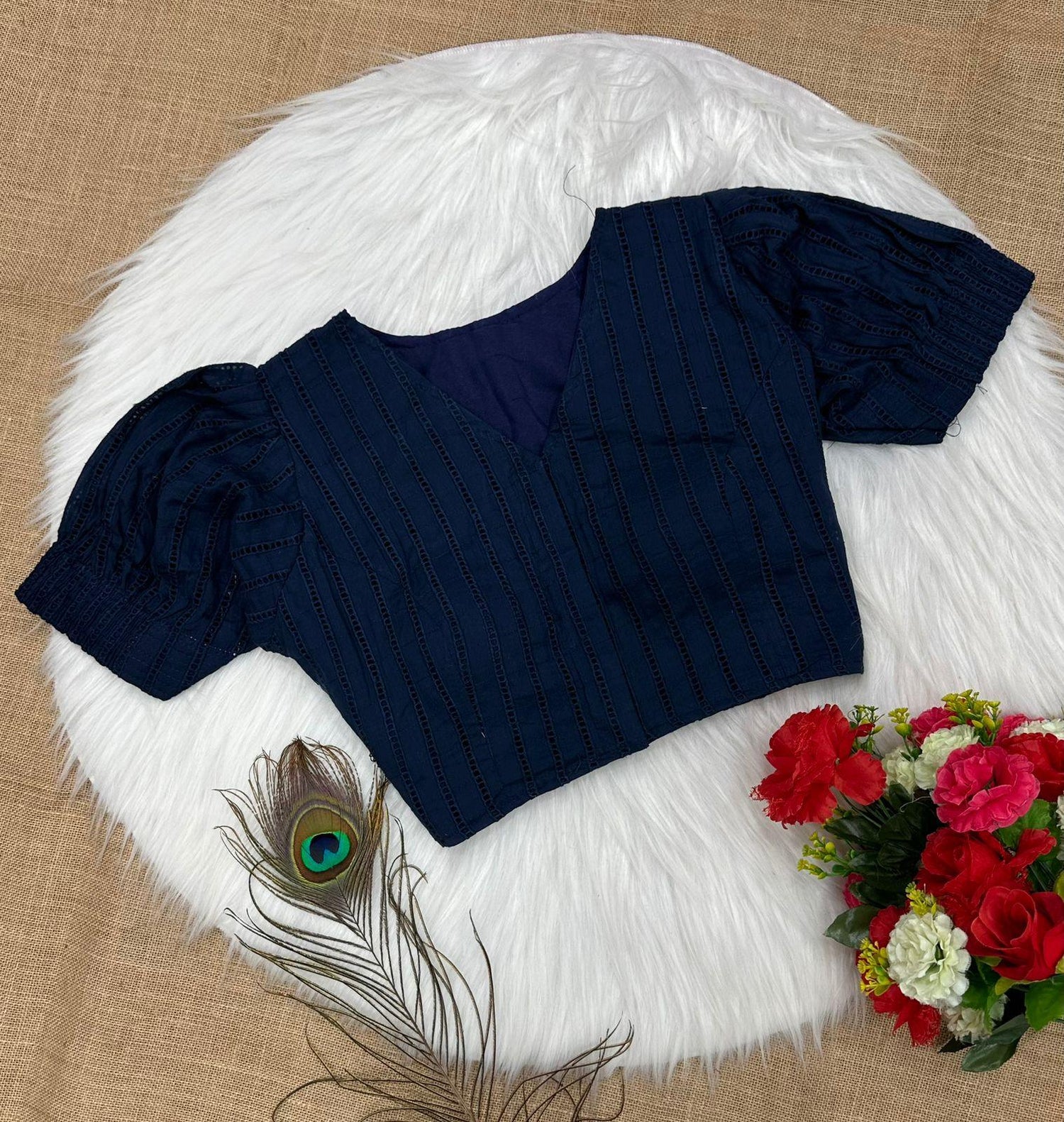 Hakoba Cotton Blouse - Anant Exports