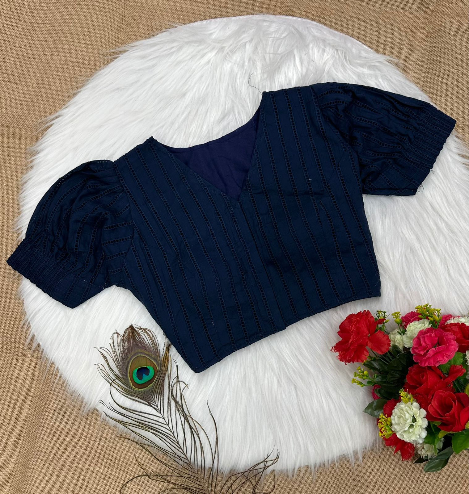 Hakoba Cotton Blouse