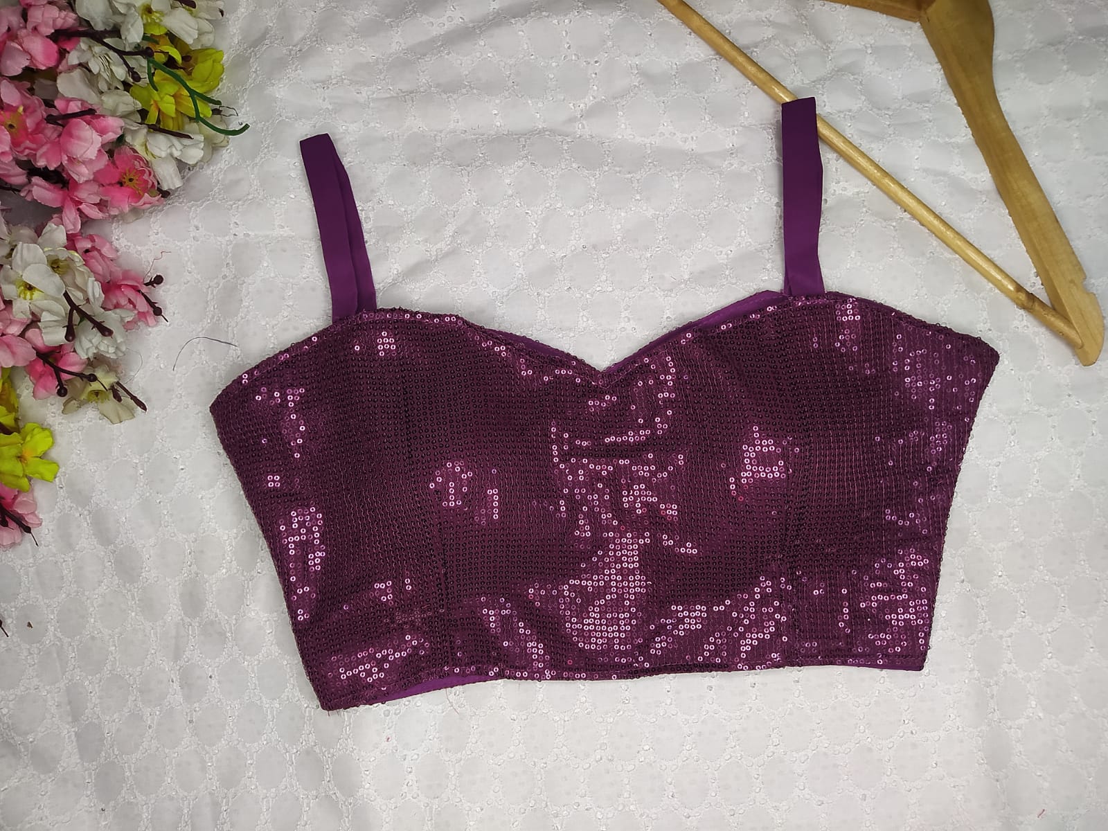 Fancy Sequence Work Blouse