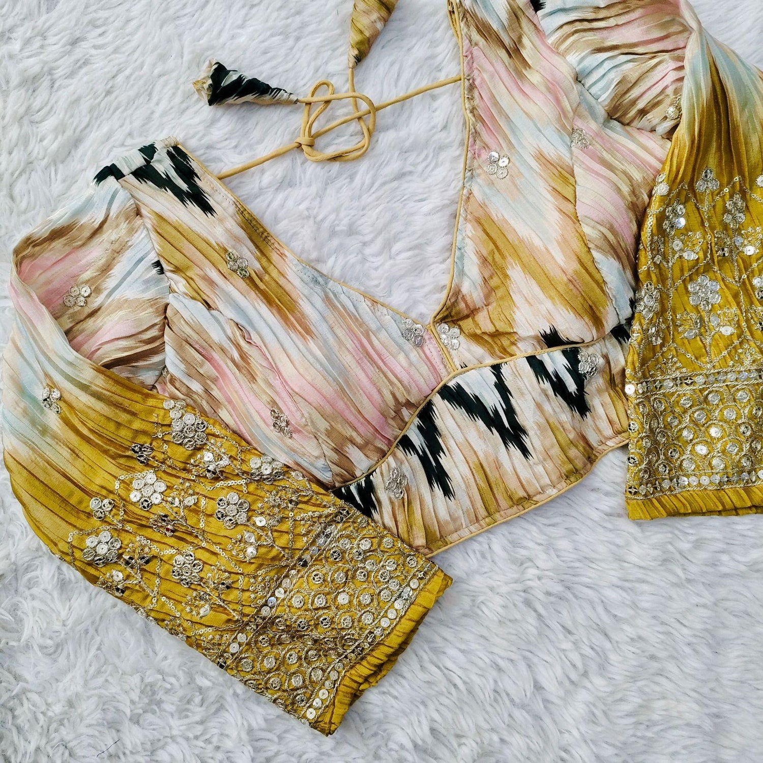Occasion Wear Sequence Work Blouse - Anant Exports