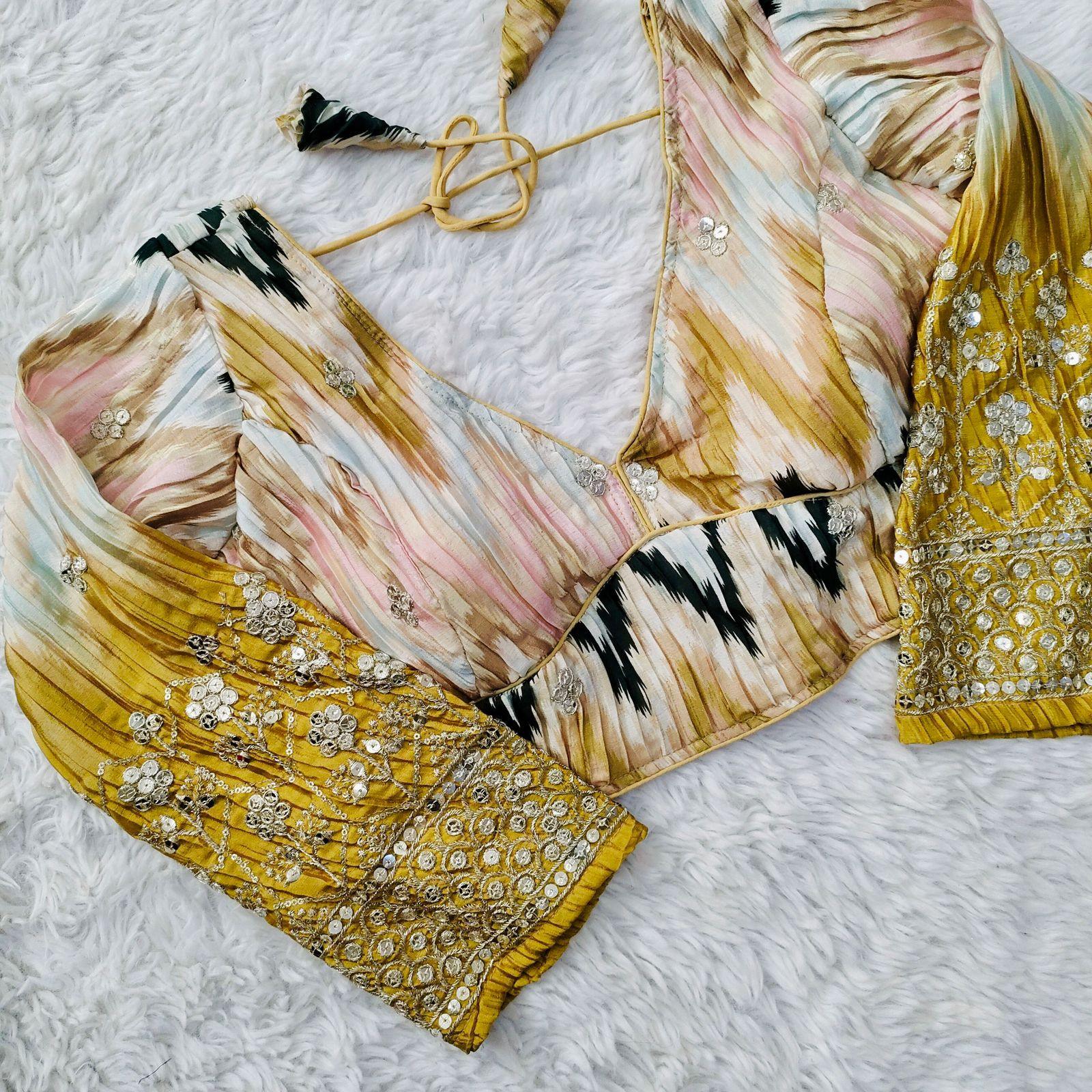 Occasion Wear Sequence Work Blouse - Anant Exports