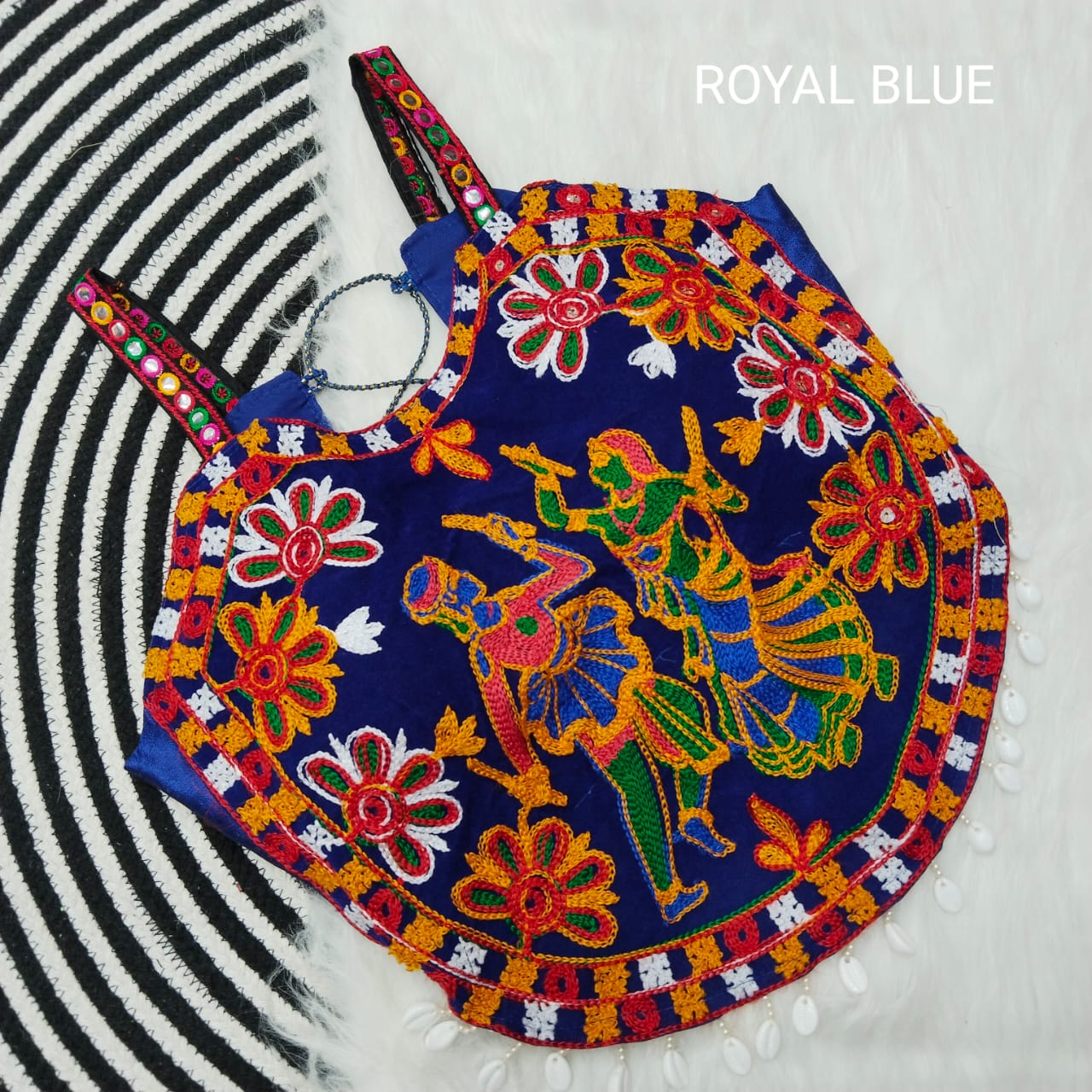 Navratri Special Fancy Kodi Sleevless Blouse