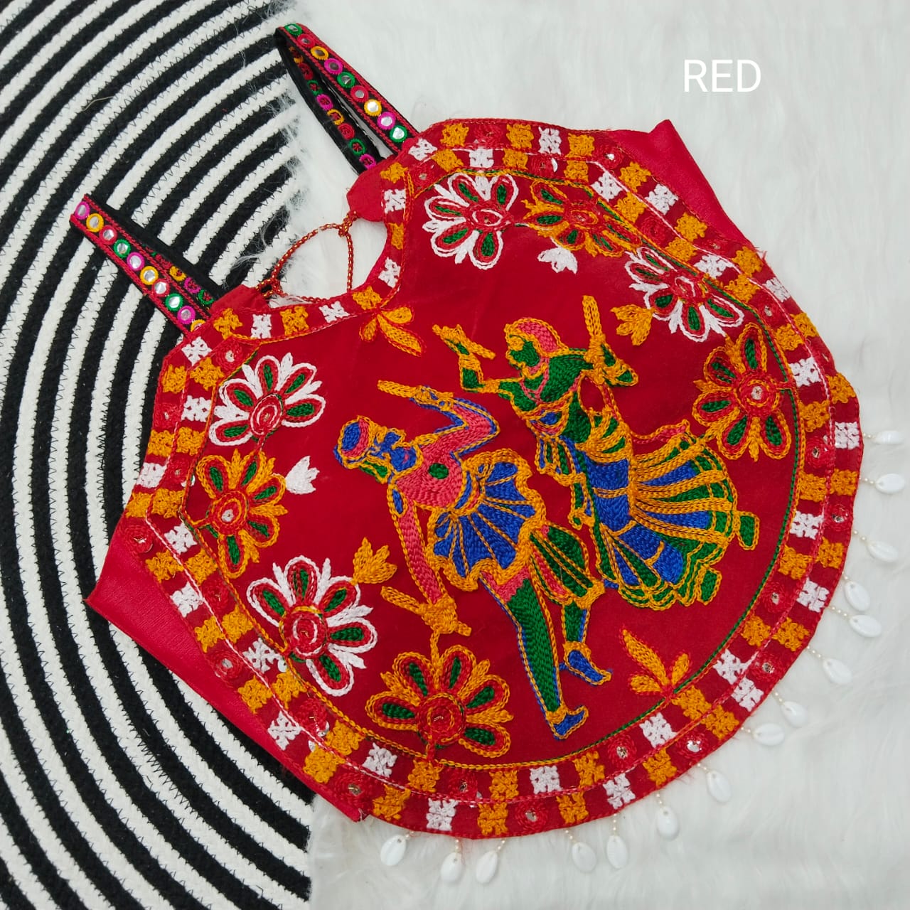 Navratri Special Fancy Kodi Sleevless Blouse