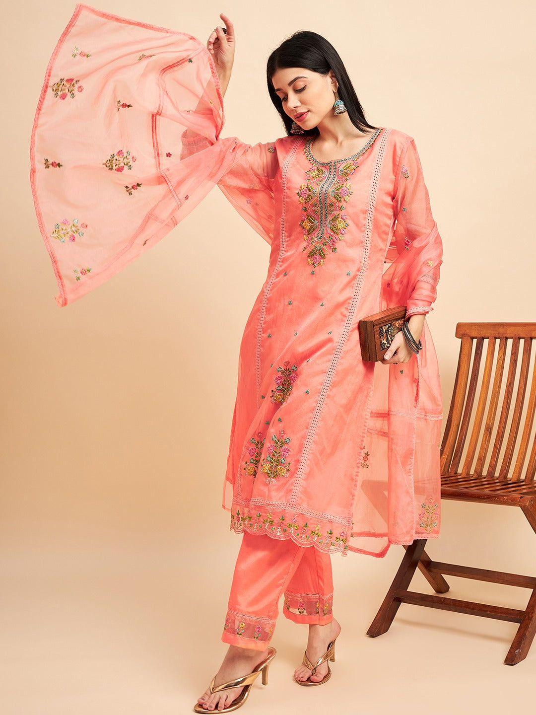 SALIMAR VOL 12 FESTIVE WEAR KURTI D.NO. KBD2648