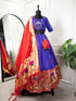 Beautiful Designer South Indian Traditional Paithani Lehenga Choli D.No. 2043 - Anant Exports