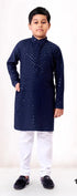 Prince Heavy Chikankari Kids Wear Kurta Pajama - Anant Exports