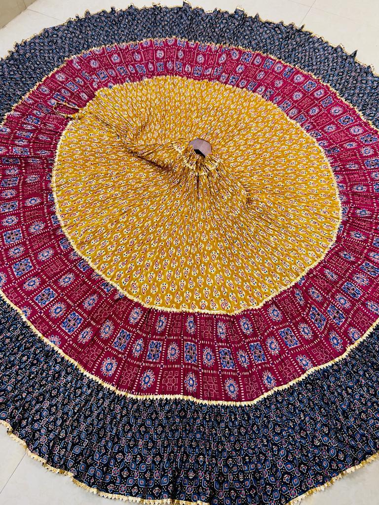 Navratri Wear Pure Cotton Lehenga