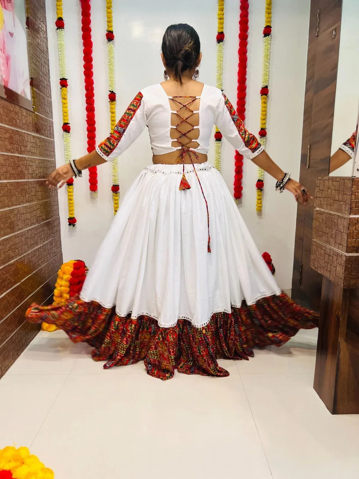 NAVRATRI WEAR CHANIYA CHOLI D.NO. 7059 - Anant Exports
