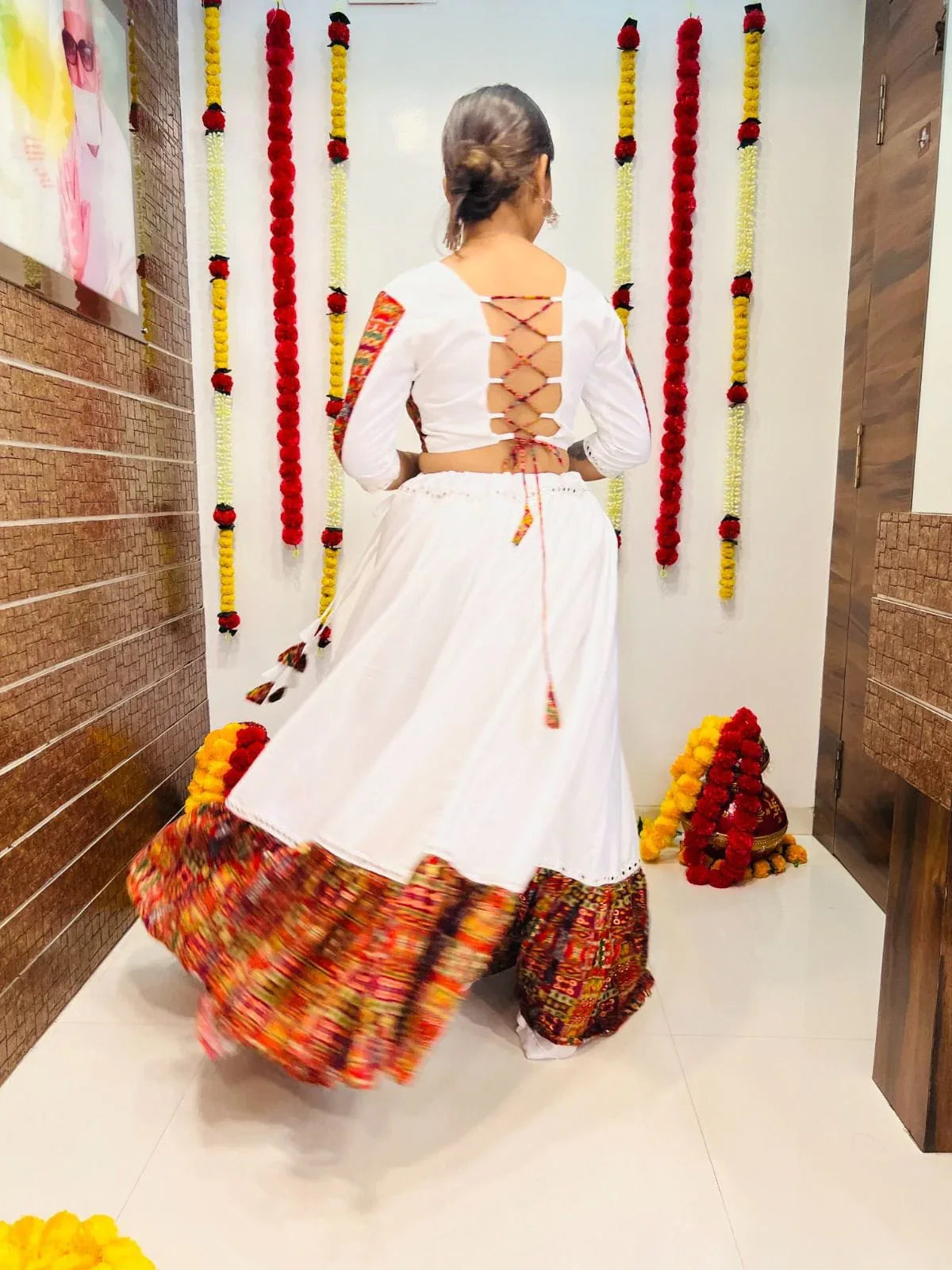 NAVRATRI WEAR CHANIYA CHOLI D.NO. 7059 - Anant Exports