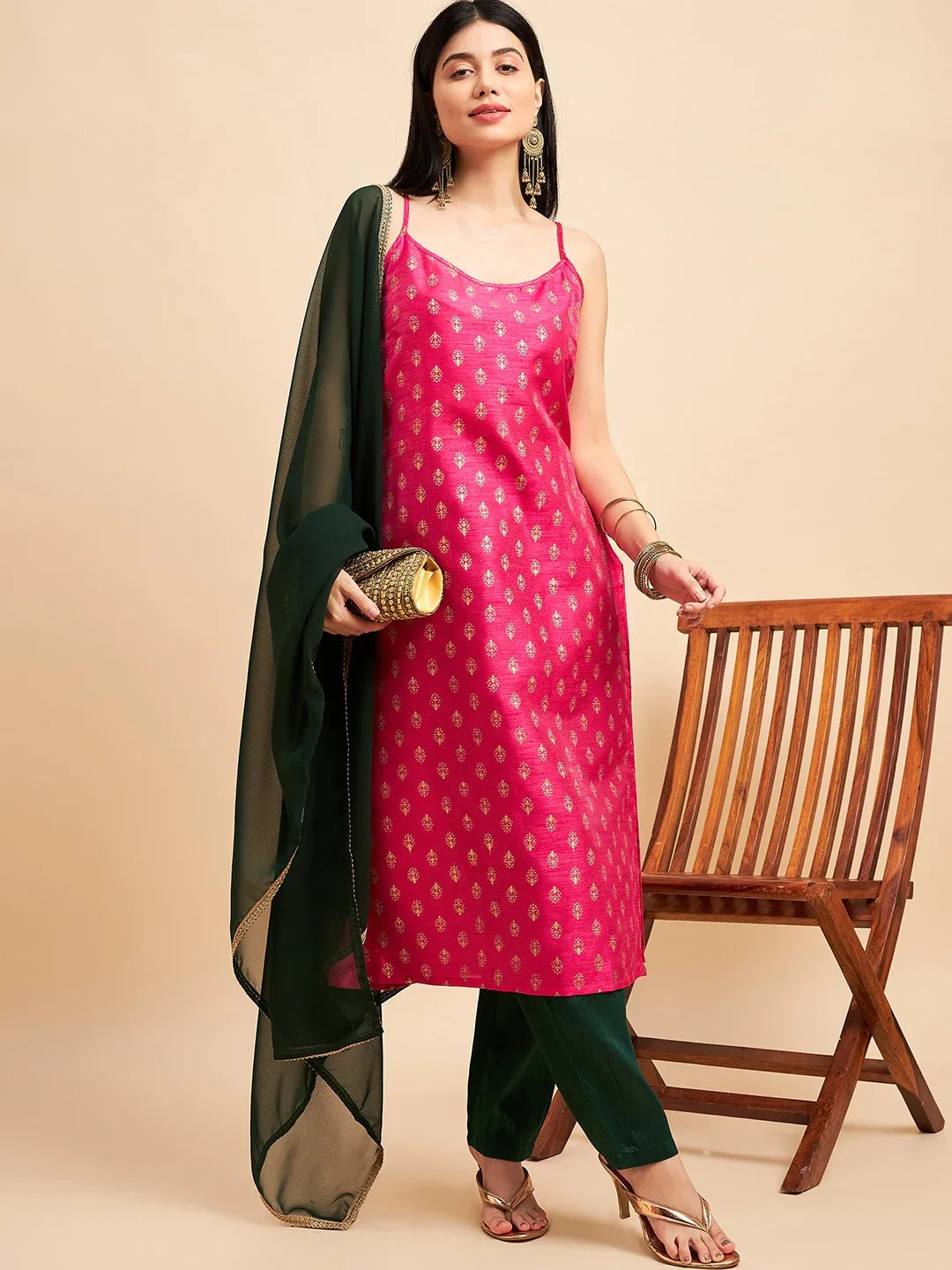 VISHWA VOL 02 FESTIVE WEAR KURTI D.NO. 48095