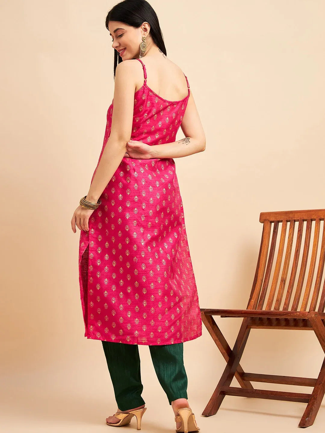 VISHWA VOL 02 FESTIVE WEAR KURTI D.NO. 48095