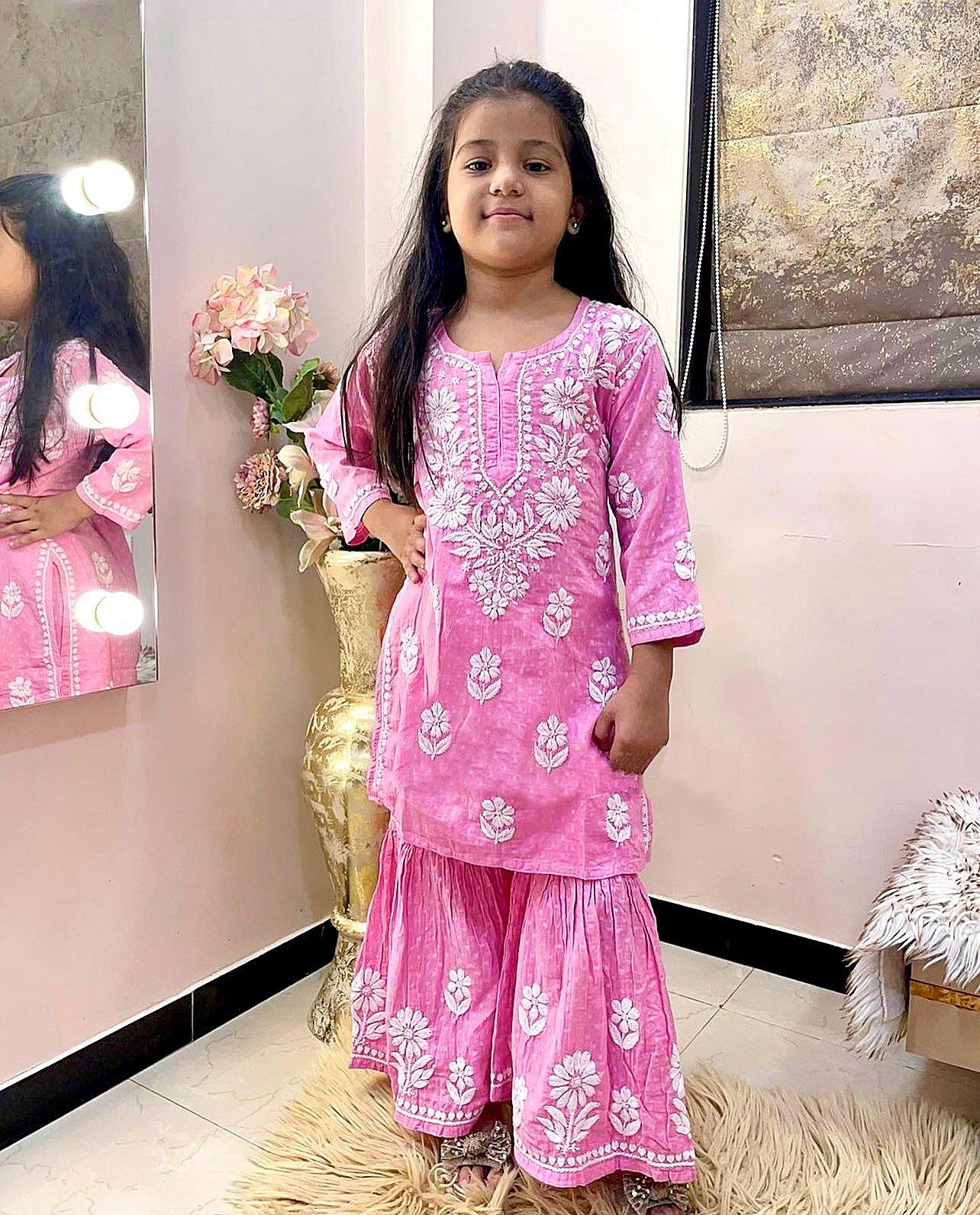 Ready To Wear Sharara Kids Suit D.No. 140 - Anant Exports