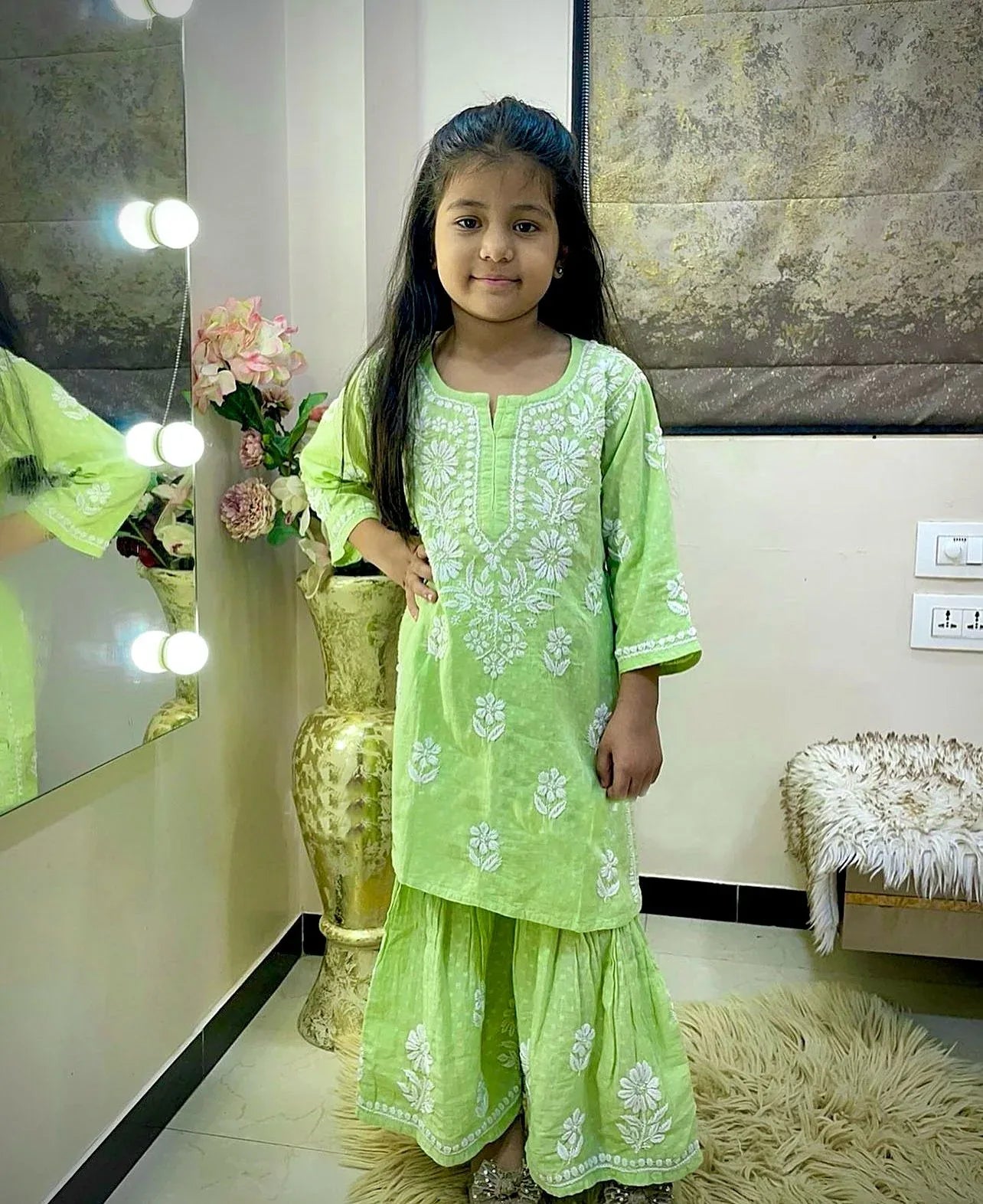 Ready To Wear Sharara Kids Suit D.No. 140 - Anant Exports