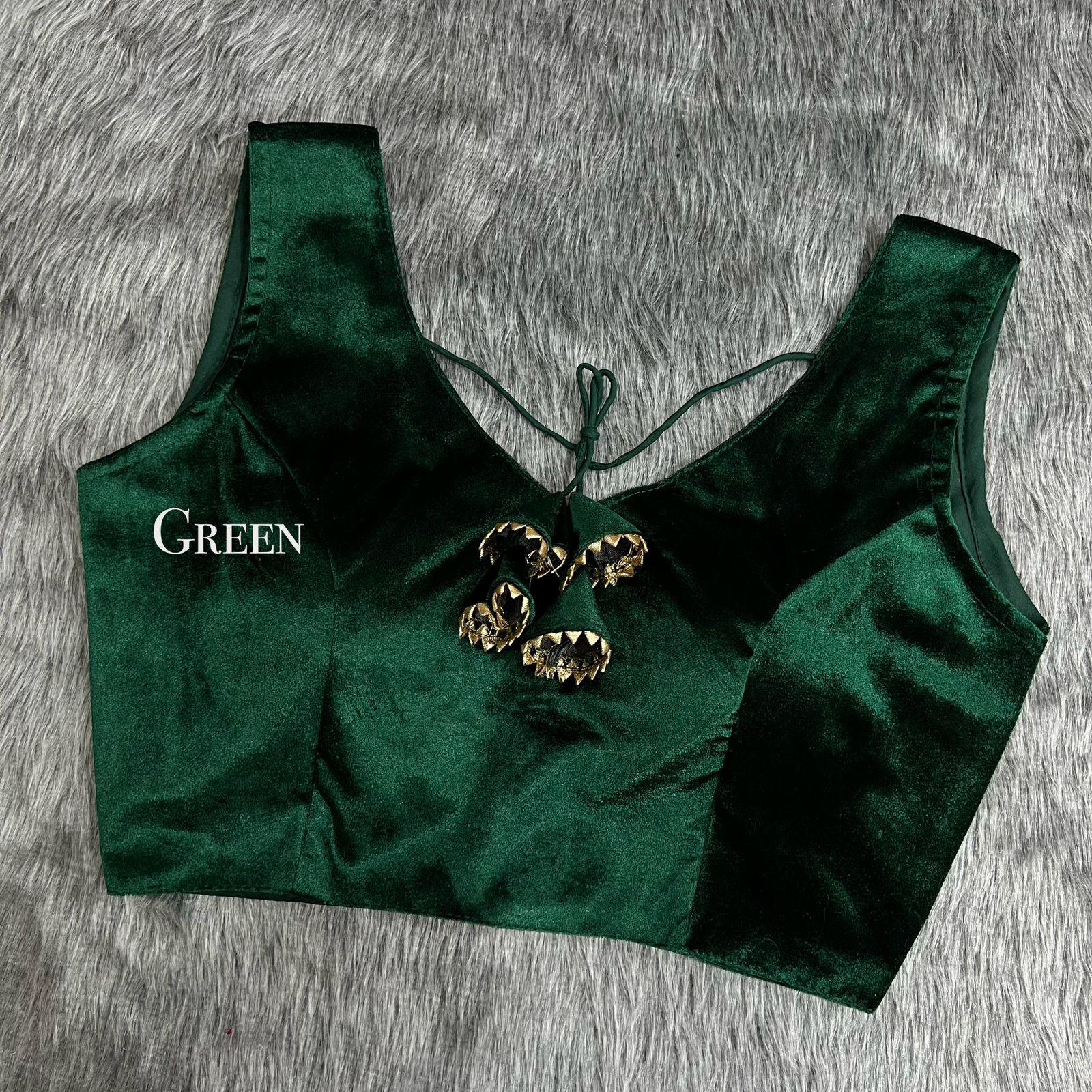 Party Wear Velvet Blouse - Anant Exports
