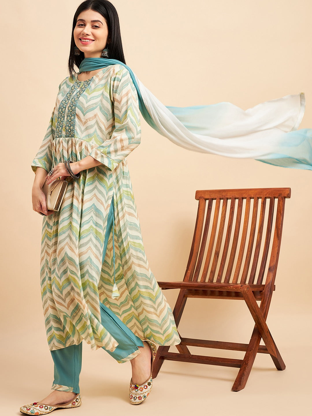 AMINAH FESTIVE WEAR KURTI D.NO. KBD2598