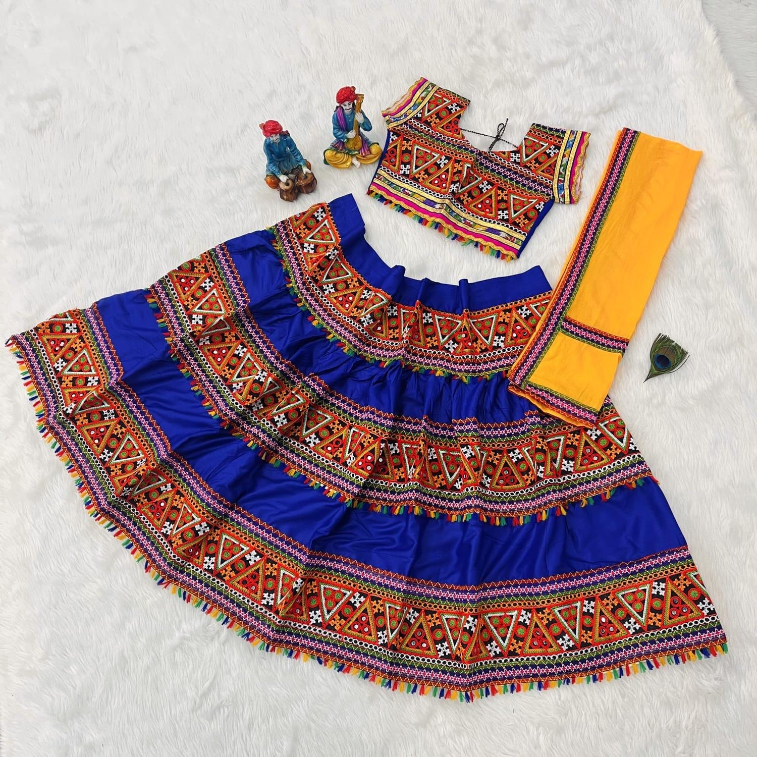 Mahi Navratri Traditional Kids Lehnga - Anant Exports
