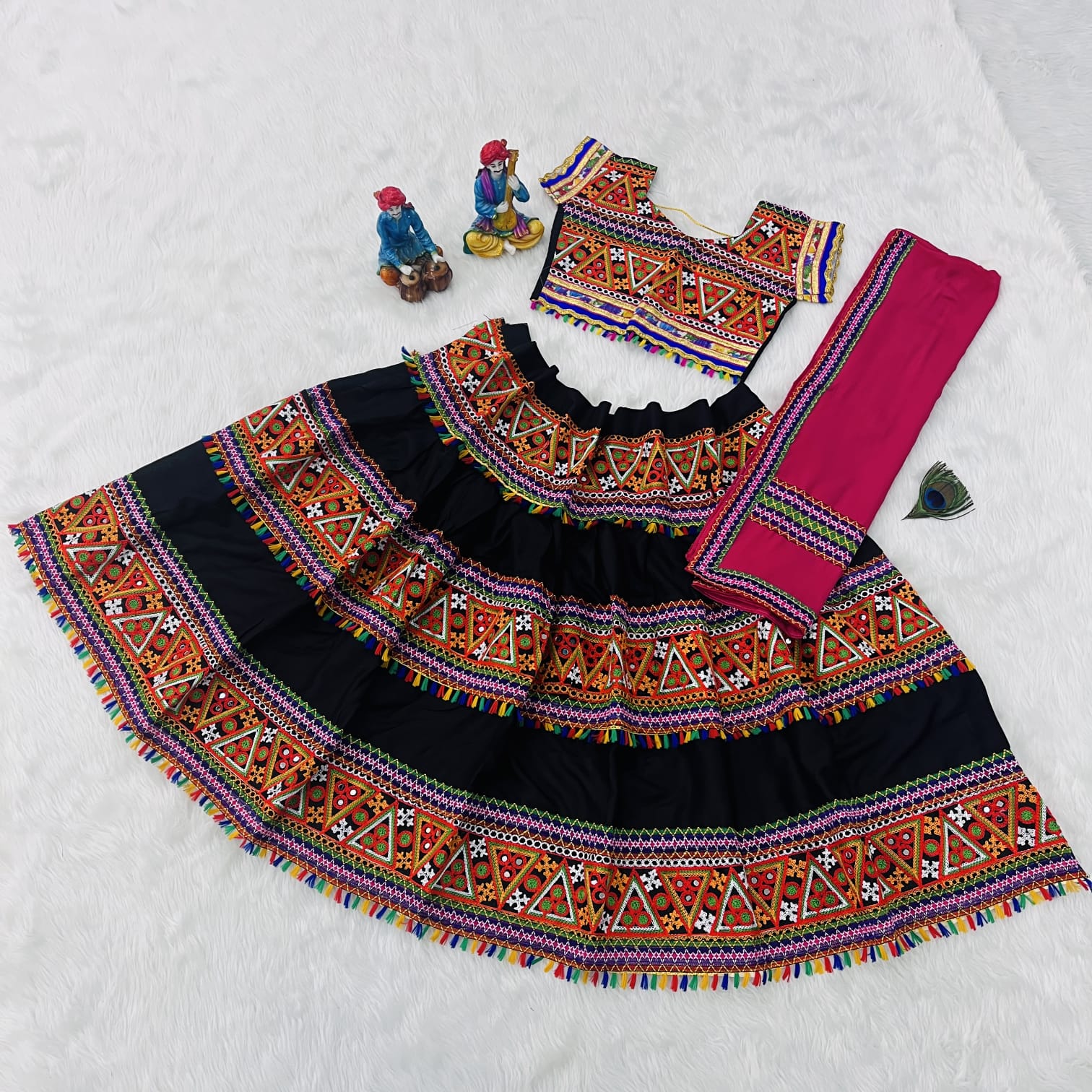 Mahi Navratri Traditional Kids Lehnga