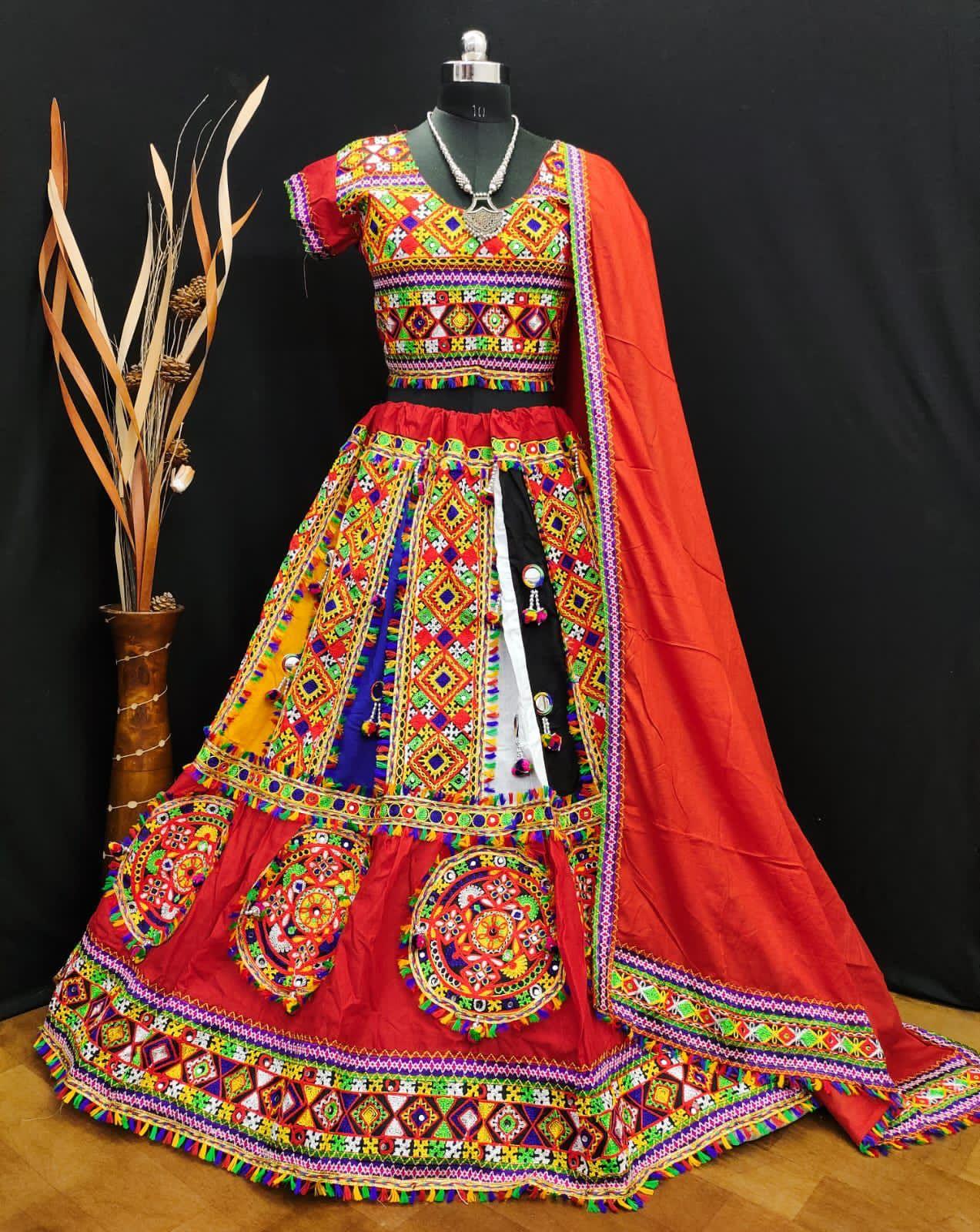 Handmade Gola Navratri Wear Traditional Lehenga - Anant Exports