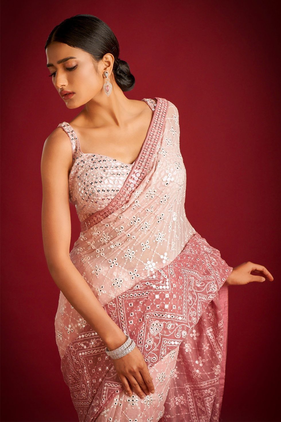 Sequins Saree