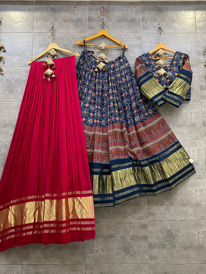 Pure Gaji Lagdi Pallu Chaniya Choli