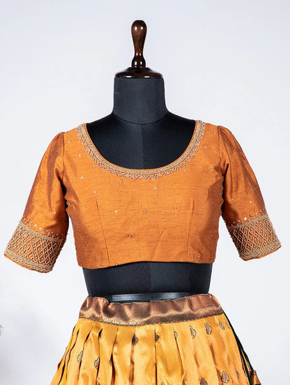 Occasion Wear Pattu Lehenga Choli D.No. 2038