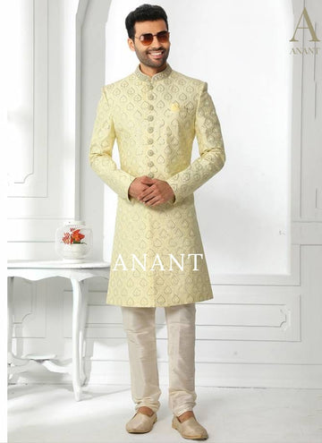 Wedding Wear Sherwani Suit D.No.14091