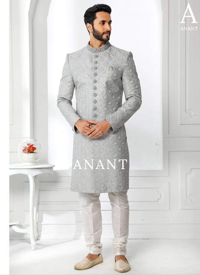 Wedding Wear Sherwani Suit D.No.14091