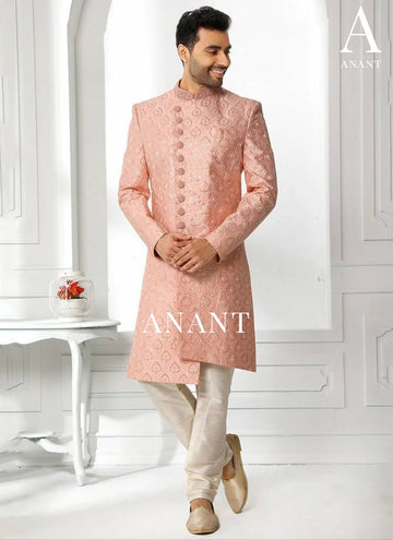 Wedding Wear Sherwani Suit D.No.14091